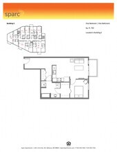 Open 1 x 1 Building E E-306 floor plan